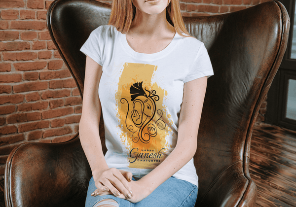 PRINTSPOURTOI | GANESH CHATHURTHI | HAPPY GANESHA CHATURTHI | UNISEX T-SHIRTS |