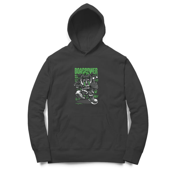 PRINTS POUR TOI | UNISEX HOODIES | BOARPOWER STREET STYLE| FOR WOMEN | MEN | FRONT AND BACK PRINT|