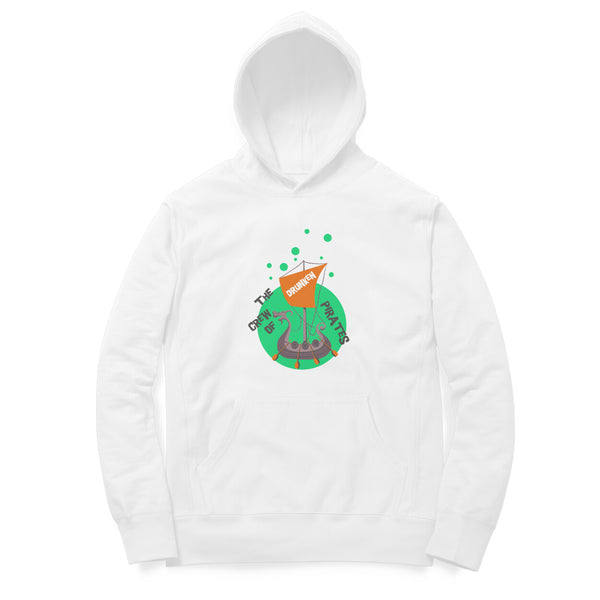 PRINTS POUR TOI | UNISEX HOODIES |THE CREW OF DRUNKEN PIRATES| FOR WOMEN | MEN