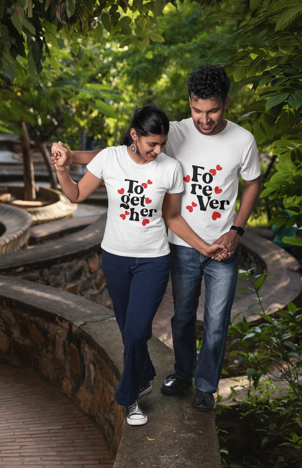 Couple T-Shirt_4 | Valentine Day Special T-Shirt | Forever Together