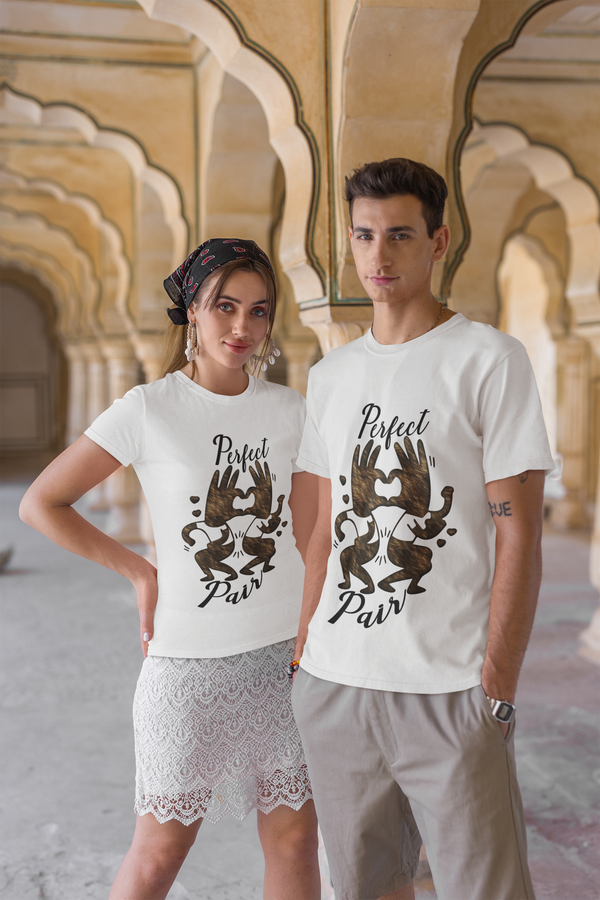 Perfect Pair T-Shirt For Perfect Couples | Valentine Day Special T-Shirt | For Couples | Friends | Unisex T-Shirt