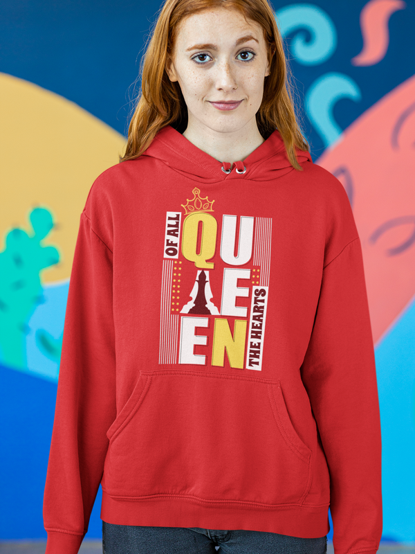 Queen of Hearts Hoodies for Women| Women's Day Special