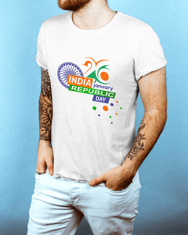 Indian Republic Day T-shirt/Unisex Tee/26th January T-shirt/26 Jan Tshirt