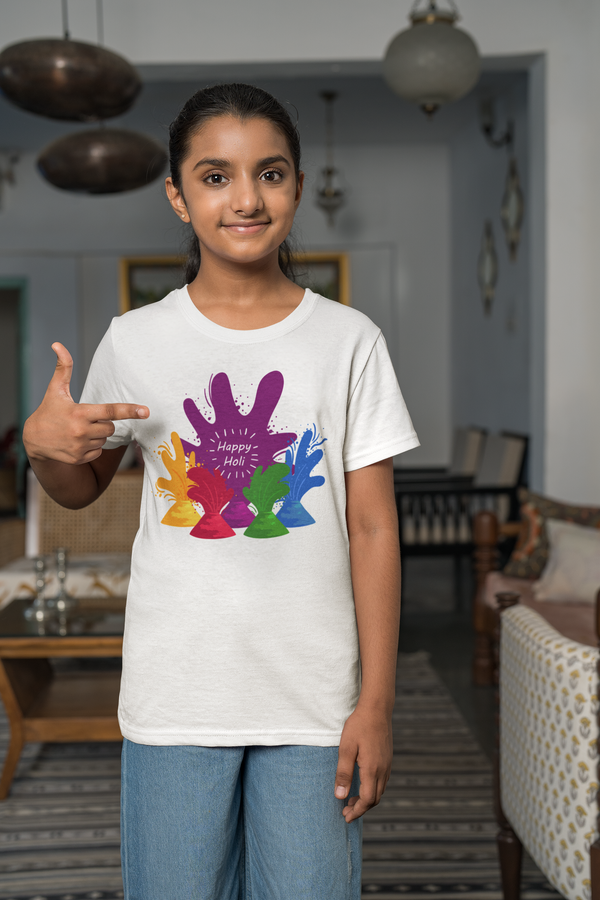 HAPPY HOLI T-SHIRT FOR BOYS | GIRLS